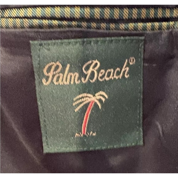 NWT Palm Beach‎ Navy Blue Blazer Jacket Suit Separate Mens Size 46S - Picture 6 of 7